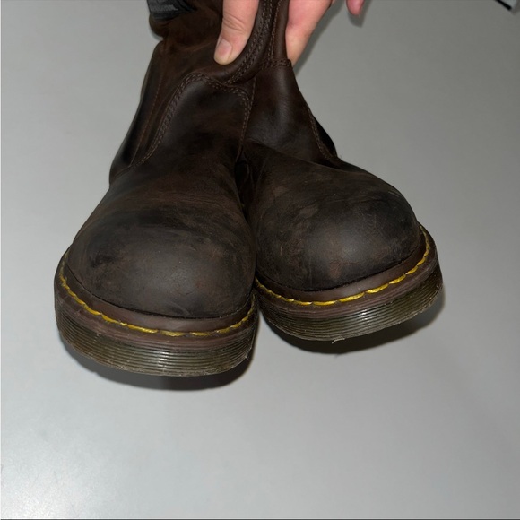 Doc Marten 2295 EXTRA WIDE LEATHER SLIP ON WORK BOOTS Volcano Brown Men’s 10 (F) - Picture 9 of 10